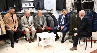 Vali Mustafa Çiftçi, Erzurum Esnafını Ziyaret Etti