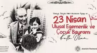 Rektör Hacımüftüoğlu; '23 Nisan Ulusal Egemenlik ve Çocuk Bayramı kutlu olsun'