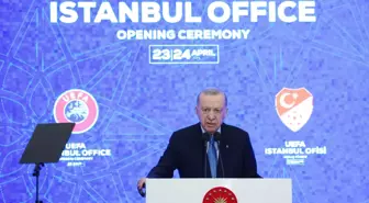 Cumhurbaşkanı Erdoğan, UEFA İstanbul Temsilciliği'nin Açılış Töreninde Konuştu