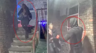 Genç kadın, evinin önünde bıçaklı saldırıya uğradı