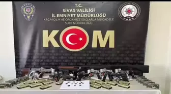 Sivas Merkezli Silah Kaçakçılığı Operasyonunda 18 Gözaltı