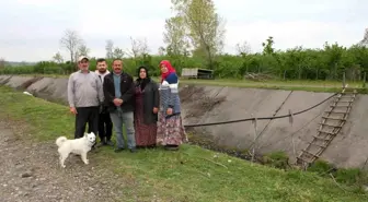 Samsun'da Mahalle Sakinleri Sulama Kanalı İçin Yaya Köprüsü Talep Ediyor
