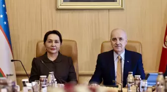 TBMM Başkanı Kurtulmuş, Özbekistan Senato Başkanı ile Görüştü