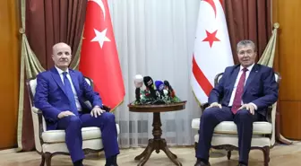 YÖK Başkanı Erol Özvar, KKTC Başbakanı Ünal Üstel ile Görüştü