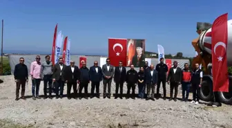 Hatay'da Depremzedelere Yeni Ahırlar İçin Temel Atıldı