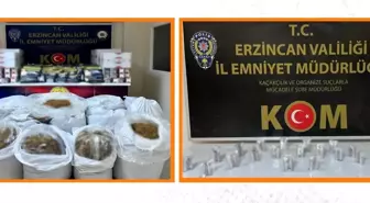 Erzincan'da Kaçak Tütün ve Elektronik Sigara Operasyonu