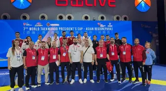 Milli Taekwondocular 2025 WT Asya Başkanlık Kupası'nda 7 Madalya Kazandı