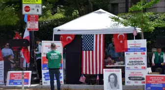Türk Vatandaşlarından Washington'da Ermeni Soykırımı İddialarına Karşı Gösteri
