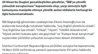 DMM'den İBB Gözaltıları Açıklaması: Asılsız İddialara İtibar Edilmeyin