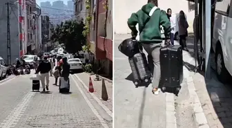 Görüntü İstanbul'dan! 6.2'lik deprem sonrası Türkiye'yi terk etmeye başladılar