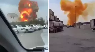 İran'da limandaki patlama anı kamerada: 5 ölü, 700 yaralı