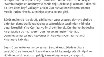 AK Parti Sözcüsü Çelik: '27 Nisan gecesi demokrasi tarihimiz yeniden yazıldı'