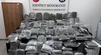 Maltepe'de petshop görünümlü depoda 100 kilo uyuşturucu ele geçirildi