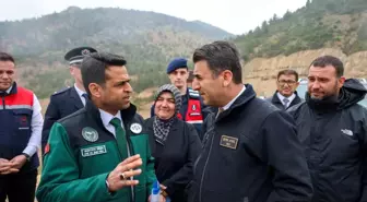 Bilecik Valisi Aygöl, Samrı Barajı'nda İncelemelerde Bulundu