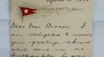 Titanik Kazazedesinin Mektubu Açık Artırmada 400 Bin Dolağa Satıldı