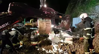 Samsun'da Heyelan: Akaryakıt İstasyonuna Kaya Düşmesi
