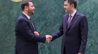 Bakan Kurum, Samandağ Belediye Başkanı Karaçay'ı Kabul Etti