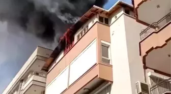 Antalya'da Yangın: 4. Kat Kullanılamaz Hale Geldi