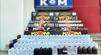 Sahte Alkol Operasyonlarında 63 Bin Litre Ele Geçirildi