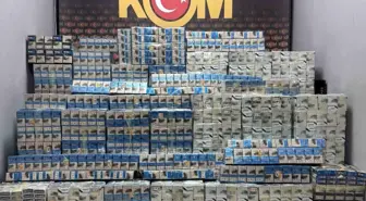Ağrı'da Kaçak Sigara Operasyonu: 7 Bin 950 Paket Ele Geçirildi