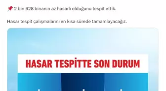 İstanbul'daki Deprem Sonrası Hasar Tespit Çalışmaları Devam Ediyor
