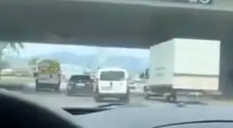 Bursa'da Trafik Magandası Kameralara Yansıdı