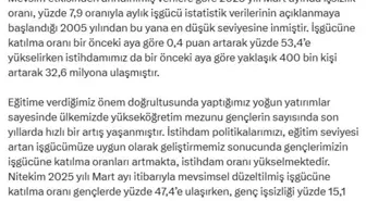 Cumhurbaşkanı Yardımcısı Yılmaz'dan İstihdam Açıklaması