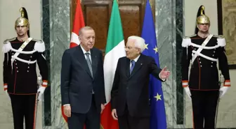 Cumhurbaşkanı Erdoğan, İtalya Cumhurbaşkanı Mattarella ile görüştü