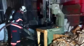 Malatya'da Marangoz Atölyesinde Yangın