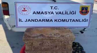 Amasya'da Roma Dönemine Ait Mini Lahit Ele Geçirildi