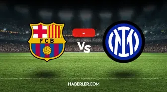 Barcelona Inter maçı kaç kaç, bitti mi? MAÇ SONUCU! Barcelona Inter golleri kim attı, canlı maç anlatımı!