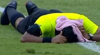 Hindistan Süper Kupası'nda arı saldırısı! Hakem ölümden döndü