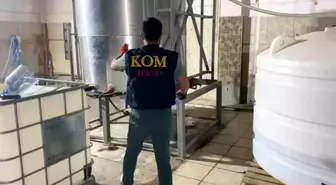 Mersin'de Kaçak Alkol İmalatı Operasyonu: 3 Tutuklama