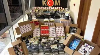 Kütahya'da Kaçak Tütün Operasyonu: 114 Bin Boş Makaron Ele Geçirildi