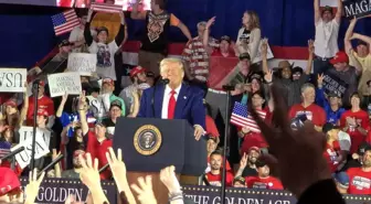 Trump, Başkanlık Görevindeki 100. Gününü Michigan'da Mitingle Kutladı