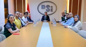 Bayburt Valisi Eldivan, Devlet Su İşleri 225. Şube Müdürlüğü'nü Ziyaret Etti