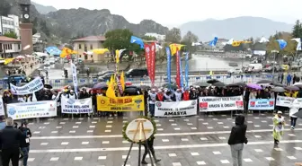 Amasya'da Yağmur Altında 1 Mayıs Kutlaması