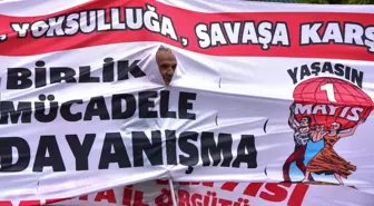 Antalya'da 1 Mayıs Coşkusu: Pikachu Kostümlü Genç İlgi Odağı Oldu
