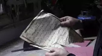 Erzincan'da 45 Yıldır Ciltçilik Yapan Orhan Ersu'nun Yahut Olmaya Yüz Tutmuş Mesleği