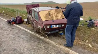 Çorum'da Kontrolden Çıkan Otomobil Takla Attı: 6 Yaralı