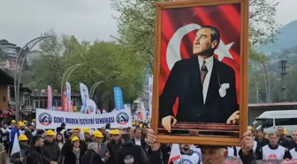 Zonguldak'ta 1 Mayıs Yürüyüşü: Madenciler ve Emekliler Bir Araya Geldi