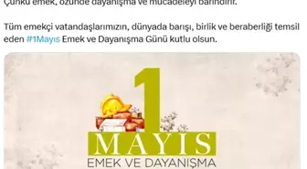 Emine Erdoğan'dan 1 Mayıs Emek ve Dayanışma Günü mesajı Açıklaması