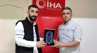 Güneşin Çocukları Spor Kulübü'nden İHA'ya Teşekkür Plaketi
