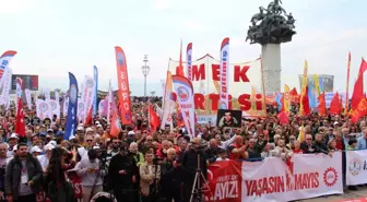 İzmir'de 1 Mayıs Emek ve Dayanışma Günü Kutlamaları