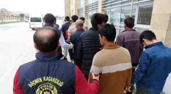 Kırşehir'de 18 Düzensiz Göçmen Yakalandı