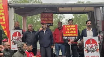 DİSK'e Bağlı Nakliyat-İş Sendikası 1 Mayıs'ı Kutladı
