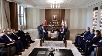 Sanayi ve Teknoloji Bakanı Kacır, TEKNOFEST KKTC 2025 İçin Cumhurbaşkanı Tatar'la Bir Araya Geldi