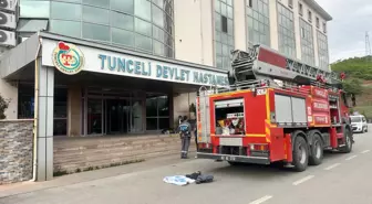 Tunceli Devlet Hastanesi'nde Yangın Çıktı