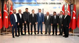 Vali Mustafa Çiftçi, Aşkale Kaymakamı ve Muhtarları Kabul Etti