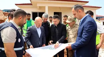 Adıyaman Valisi Osman Varol, Kırsal Konut İnşaatlarını İnceledi